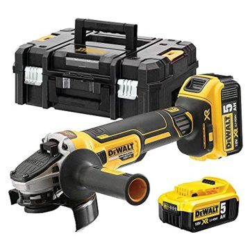 Dewalt DCG405NT-XJ Bürstenloser Motorschleifer im TSTAK-Gehäuse ohne Akkus und Ladegerät, 18 V, mehrfarbig (schwarz / gelb), 44 x 33,5 x 16 cm - 5