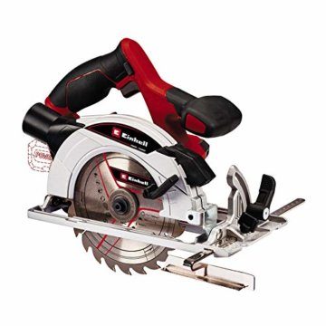 Einhell Akku-Handkreissäge TE-CS 18/165-1 Li-Solo Power X-Change (18 V, Li-Ion, Ø165 x Ø20 mm Sägeblatt, werkzeuglose Einstellung bei Schnitttiefe + Neigungswinkel, ohne Akku und Ladegerät) - 1