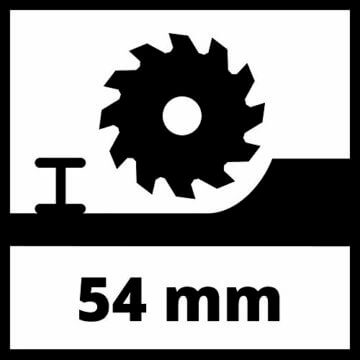 Einhell Akku-Handkreissäge TE-CS 18/165-1 Li-Solo Power X-Change (18 V, Li-Ion, Ø165 x Ø20 mm Sägeblatt, werkzeuglose Einstellung bei Schnitttiefe + Neigungswinkel, ohne Akku und Ladegerät) - 10