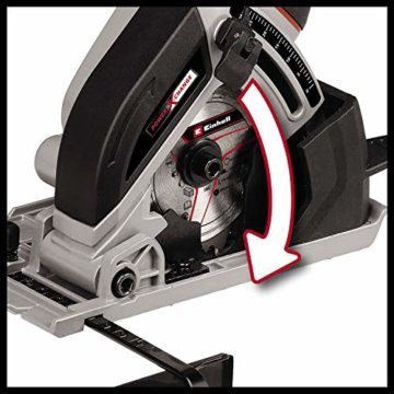 Einhell Akku-Mini-Handkreissäge TE-CS 18/89 Li-Solo Power X-Change (18 V, Li-Ion, 2500 min-1, 28 mm Schnitttiefe, 89 mm Sägeblattdurchmesser, ohne Akku und Ladegerät) - 6