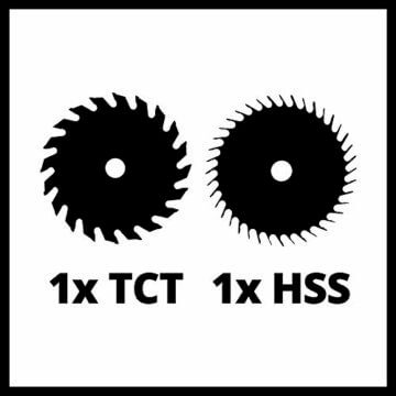 Einhell Akku-Mini-Handkreissäge TE-CS 18/89 Li-Solo Power X-Change (18 V, Li-Ion, 2500 min-1, 28 mm Schnitttiefe, 89 mm Sägeblattdurchmesser, ohne Akku und Ladegerät) - 10