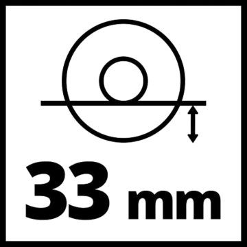 Einhell Winkelschleifer TC-AG 125 (850W, 12.000 1/min Drehzahl, 125mm Scheiben-ø, Scheibenschutz, Spindelarretierung, flacher Aluminium-Getriebekopf) - 11
