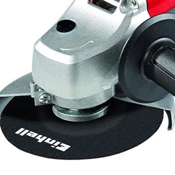 Einhell Winkelschleifer TC-AG 125 (850W, 12.000 1/min Drehzahl, 125mm Scheiben-ø, Scheibenschutz, Spindelarretierung, flacher Aluminium-Getriebekopf) - 9