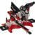 Einhell Zug-Kapp-Gehrungssäge TC-SM Dual (Neuheit 2020) (1.500 W, Ø210 x Ø30 mm Sägeblatt, 31 cm/21 cm Schnittbreite 90°/45°, Zugfunktion, Spannvorrichtung, inkl. Hartmetall-Sägeblatt) True Red - 1