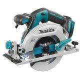 Makita DHS680Z Akku-Handkreissäge 57mm 18 V (ohne Akku, ohne Ladegerät), Blau, Silber - 1