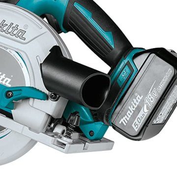 Makita DHS680Z Akku-Handkreissäge 57mm 18 V (ohne Akku, ohne Ladegerät), Blau, Silber - 3