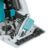 Makita DHS680Z Akku-Handkreissäge 57mm 18 V (ohne Akku, ohne Ladegerät), Blau, Silber - 4