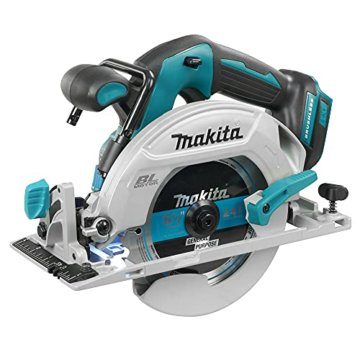 Makita DHS680Z Akku-Handkreissäge 57mm 18 V (ohne Akku, ohne Ladegerät), Blau, Silber - 1