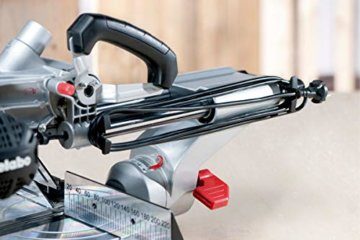 Metabo Kappsäge KGS 216 M (Kapp- und Gehrungssäge mit Zugfunktion, 619260000) 1500 W, 216mm Sägeblatt-Ø, mit Laser und LED-Arbeitslicht, im Karton - 5