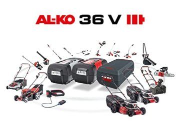 AL-KO Akku-Rasenmäher Moweo 42.0 Li (Li-Ion Akku 40 V / 4 Ah, 42 cm Schnittbreite, Stahlblechgehäuse, inkl. Akku und Ladegerät, zentrale Höhenverstellung, für Rasenflächen bis 400 m²) - 6