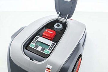 AL-KO Mähroboter Robolinho 500 W, 20 cm Schnittbreite, Li-Ion Akku (2,5 Ah/max. 20 V), Rasenflächen bis 500 m², Steigfähigkeit bis 45 %, leise 60 dB(A), mit Smartphone bedienbar - 3