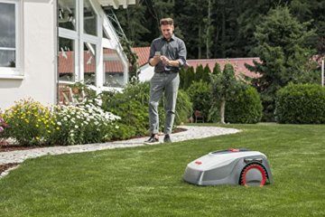 AL-KO Mähroboter Robolinho 500 W, 20 cm Schnittbreite, Li-Ion Akku (2,5 Ah/max. 20 V), Rasenflächen bis 500 m², Steigfähigkeit bis 45 %, leise 60 dB(A), mit Smartphone bedienbar - 8