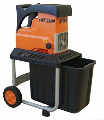 ATIKA LHF 2800 Leise-Walzenhäcksler Gartenhäcksler Elektrohäcksler Schredder | 230V | 2800W - 3