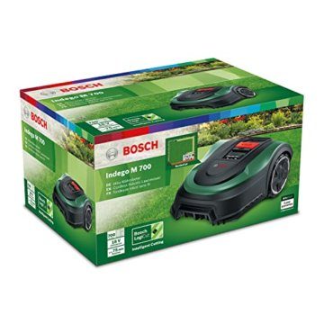 Bosch Rasenmäher Roboter Indego M 700 (mit 18V Akku, Ladestation enthalten, Schnittbreite 19 cm, für Rasenflächen bis 700 m², im Karton) - 10