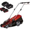 Einhell Akku-Rasenmäher GE-CM 36/36 Li Kit Power X-Change (36 V, 36 cm Schnittbreite, bis 400 m², Brushless, 40L Fangkorb, 25-75 mm Schnitthöhe, inkl. 2x 4,0 Ah Akku + 2x Ladegerät) - 1