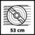 Einhell Benzin-Rasenmäher GE-PM 53/2 S HW-E Li Power X-Change (Lithium-Ionen, für 1.800 m², 1-Zylinder Einhell 4-Takt OHV Motor mit GT-Markengetriebe, inkl. 1,5 Ah PXC-Akku) - 12