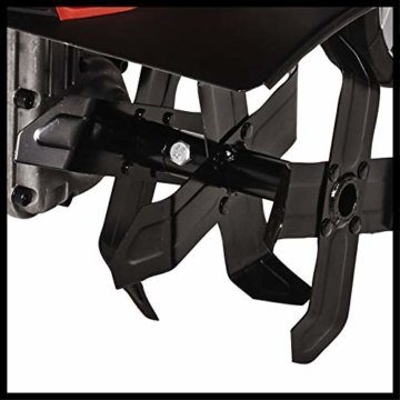 Einhell Elektro-Bodenhacke GC-RT 1545 M (1500W - 45cm, 22 cm Arbeitstiefe, 45 cm Arbeitsbreite, 2-Punkt-Sicherheitsschalter, Überlastkupplung, klappbarer Führungsholm, robuste Hackmesser) - 4