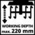 Einhell Elektro-Bodenhacke GC-RT 1545 M (1500W - 45cm, 22 cm Arbeitstiefe, 45 cm Arbeitsbreite, 2-Punkt-Sicherheitsschalter, Überlastkupplung, klappbarer Führungsholm, robuste Hackmesser) - 8