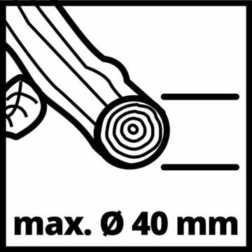 Einhell Elektro-Messerhäcksler GC-KS 2540 (2 Wendemesser aus Spezialstahl, große Trichteröffnung, Motorschutzschalter, Häckselgutfangsack, Transportgriff inkl. Stopfer) Rot - 10