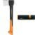 Fiskars Spaltaxt, Inklusive Klingen- und Transportschutz,: 44 cm, Antihaftbeschichtet & Axt- und Messerschärfer, Keramik- Schleifkopf/Gehäuse aus glasfaserverstärktem Kunststoff, Schwarz/Orange - 1