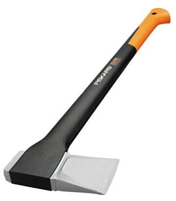 Fiskars Spaltaxt, Inklusive Klingen- und Transportschutz, Länge: 71 cm, Antihaftbeschichtet, Hochwertige Stahl-Klinge/Glasfaserverstärkter Kunststoff-Stiel, Schwarz/Orange, X21–L, 1,63 kg, 1015642 - 10