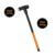 Fiskars Spalthammer (geschmiedet), 2 in 1: Axt und Hammer, Gewicht: 4,6 kg, Gehärtete Stahl-Klinge/Glasfaserverstärkter Kunststoff-Griff, Schwarz/Orange, X46, 1001705 - 5