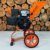 Forest Master FM6DD Benzin 4-Takt Motor Holz Garten Häcksler, 6 HP, Orange, 780 x 480 x 910 - 2