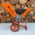 Forest Master FM6DD Benzin 4-Takt Motor Holz Garten Häcksler, 6 HP, Orange, 780 x 480 x 910 - 3