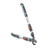 Gardena Astschere TeleCut 650-900 B: Teleskopierbare Bypass-Baumschere, ideal zum Schneiden von frischem Holz, ErgoTec Griffe (12009-20), schwarz, silber, türkis - 1