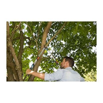 Gardena Astschere TeleCut 650-900 B: Teleskopierbare Bypass-Baumschere, ideal zum Schneiden von frischem Holz, ErgoTec Griffe (12009-20), schwarz, silber, türkis - 4