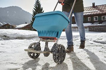 Gardena Streuwagen XL: Universalstreuer zum Ausbringen von Dünger, Samen und Streusalz, 1,5 - 6 m Streubreite, für ca. 800 m² Rasenfläche, 18 l Fassungsvermögen, mit Verschlussschieber (436-20) - 3