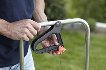 Gardena Streuwagen XL: Universalstreuer zum Ausbringen von Dünger, Samen und Streusalz, 1,5 - 6 m Streubreite, für ca. 800 m² Rasenfläche, 18 l Fassungsvermögen, mit Verschlussschieber (436-20) - 6