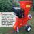 HECHT Benzin Häcksler groß mit kraftvollem 13 PS 4 - Takt Motor & 389 ccm – Schredder ideal für Gartenabfälle, Ast werk & Holz bis zu 89 mm Durchmesser – mit zwei Einfülltrichter, Fahrwerk, Deichsel - 2