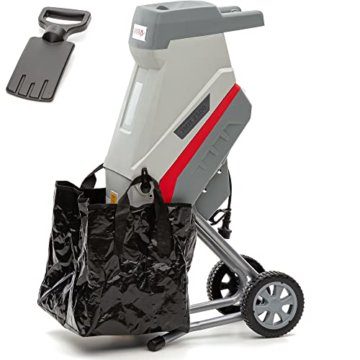 IKRA Elektro Gartenhäcksler Messerhäcksler IMH 2500 inkl Fangsack 45l 2.500W langlebige Wendemesser - 1