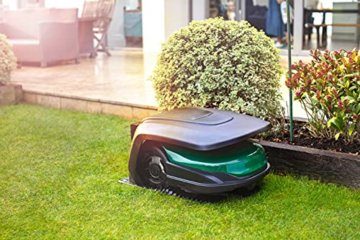 ROBOMOW RK1000 Robotermäher/Rasenroboter für Flächen bis 1000 qm | 21 cm Schnittbreite; Kantenmodus; einfache Installation, selbstreinigend,schwimmendes Mähdeck, bis 45 Grad Steigung - 17