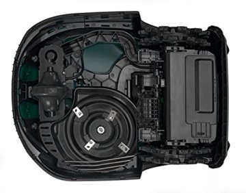 ROBOMOW RK1000 Robotermäher/Rasenroboter für Flächen bis 1000 qm | 21 cm Schnittbreite; Kantenmodus; einfache Installation, selbstreinigend,schwimmendes Mähdeck, bis 45 Grad Steigung - 6