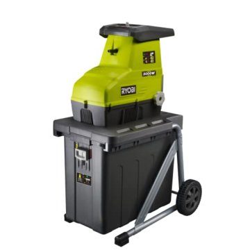 Ryobi Elektro-Leisehäcksler (Fräsblatt 45 mm, mit Fangbox 55 Liter, automatischer Selbsteinzug) RSH3045U - 2
