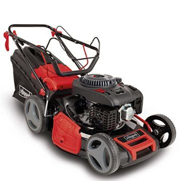 Scheppach Benzin Rasenmäher MS225-53 mit Radantrieb | 53cm Schnittbreite | 65L Fangbox | Höhenverstellung 7 Stufen | Seitenauswurf & Reinigungsfunktion | Mulchmäher | inkl. Motoröl - 5
