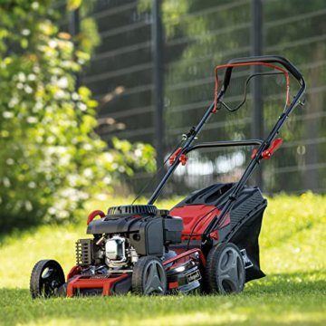 Scheppach Benzin Rasenmäher MS225-53 mit Radantrieb | 53cm Schnittbreite | 65L Fangbox | Höhenverstellung 7 Stufen | Seitenauswurf & Reinigungsfunktion | Mulchmäher | inkl. Motoröl - 6