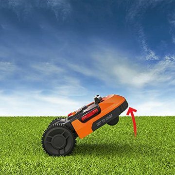 WORX Landroid PLUS WR147E.1 Mähroboter für Gärten bis 1000 qm mit WLAN, Bluetooth und schwimmendem Mähdeck - 12