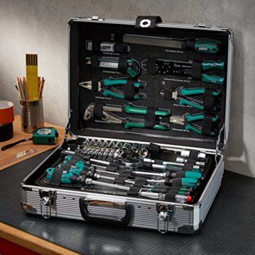 Brüder Mannesmann M29075 Alu-Werkzeugkoffer bestückt, 108-tlg - 12