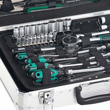 Brüder Mannesmann M29075 Alu-Werkzeugkoffer bestückt, 108-tlg - 3