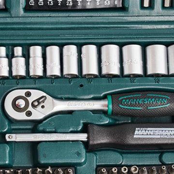 Brüder Mannesmann M29166 130-tlg. Steckschlüssel- und Bitsatz - 5