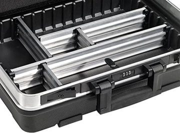 B&W Werkzeugkoffer GO mobil mit Werkzeugeinsteckfächern (Koffer aus ABS, Volumen 36l, 48 x 37,5 x 20 cm innen) 120.04/P , ohne Werkzeug - 7
