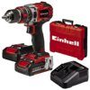 Einhell Professional Akku-Schlagbohrschrauber TP-CD 18/50 Li-i BL Kit Power X-Change (18 V, Brushless, 50 Nm, Schlagbohrfunktion, inkl. 2x 2,0 Ah Akkus + Ladegerät) - 1