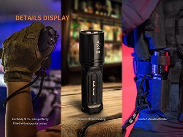fenix Unisex Adult TK35UE (2018) Ultimate Edition LED Taschenlampe, Schwarz, small - 14