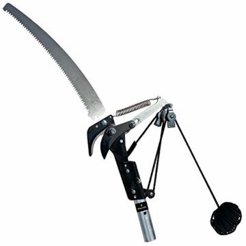 FenWi Raupenschere für Baumschnitt und Gartenpflege/Astschere mit Zugschnur als Zubehör zu Alu-Teleskopstangen (10m) - 1