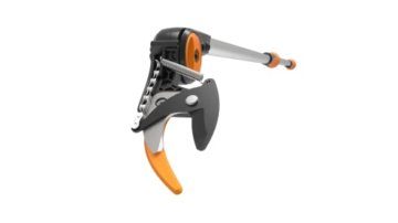 Fiskars Bypass Schneidgiraffe für frische Äste und Zweige, Antihaftbeschichtet, Stahlklinge/Aluminiumstiel, Länge 1,6 m, Schwarz/Orange, UPX82, 1023625 - 13