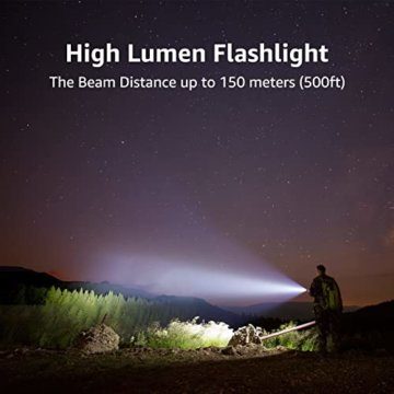 LE LED Taschenlampe, Extrem Hell zoombare Taschenlampen für Outdoor, Mini Tragbarer Flashlight, Wasserdicht Camping Handlampe für Kinder, Männer, Frauen (inkl.3xAAA-Batterien ) - 2