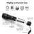 LE LED Taschenlampe, Extrem Hell zoombare Taschenlampen für Outdoor, Mini Tragbarer Flashlight, Wasserdicht Camping Handlampe für Kinder, Männer, Frauen (inkl.3xAAA-Batterien ) - 6
